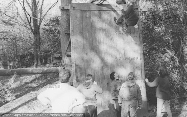 Photo of Eskdale Green, Assault Course, Outward Bound Mountain School c.1955