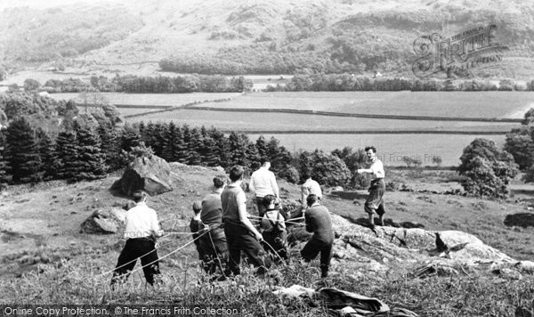 Photo of Eskdale Green, Mountain Rescue Team, Outward Bound Mountain School c1955