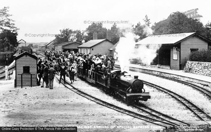 Photo of Eskdale Green, Ravenglass And Eskdale Railway, Arrival Of Special Express Train c.1935