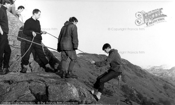 Photo of Eskdale Green, Rock Climbing, Outward Bound Mountain School c.1955