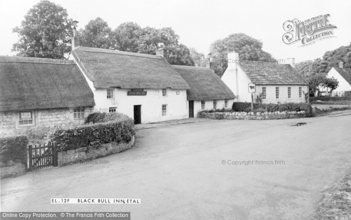 Photo of Etal, The Black Bull Inn c.1960