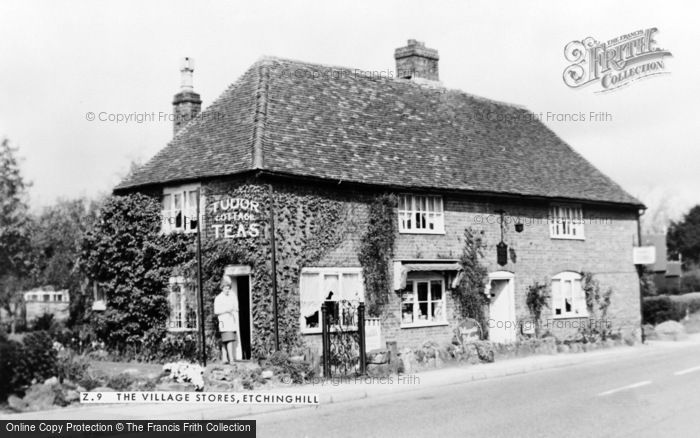 Photo of Etchinghill, The Village Stores c.1960