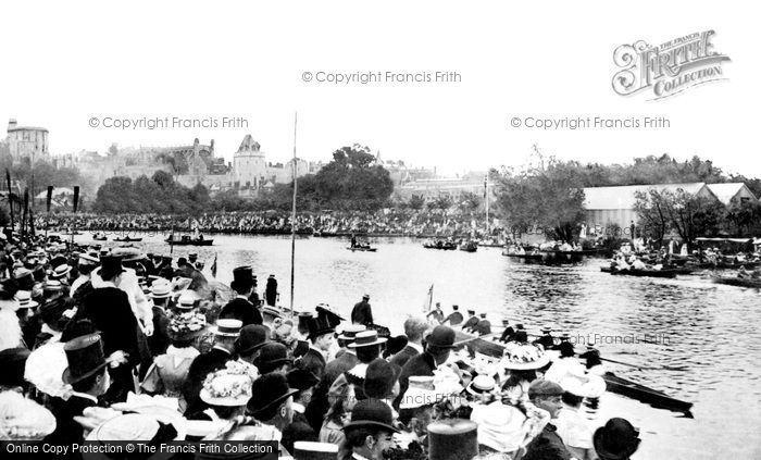 Photo of Eton, 4th June Procession Of Boats 1906
