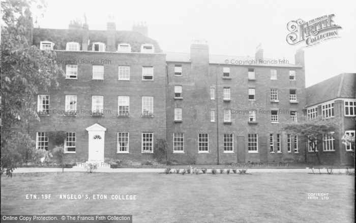 Photo of Eton, Angelo's, Eton College c.1955