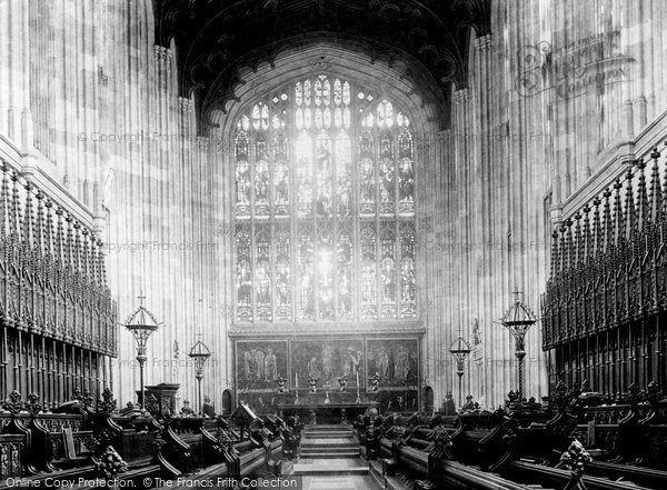 Photo of Eton, College Chapel 1906