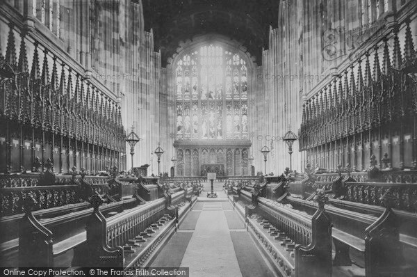 Photo of Eton, College Chapel Interior 1895