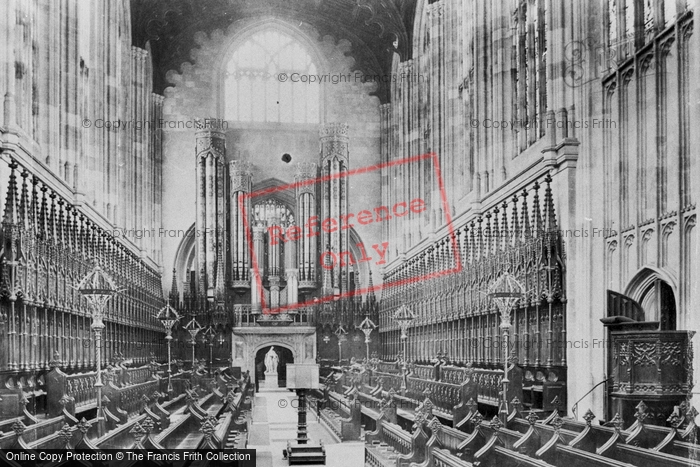 Photo of Eton, College, Chapel Interior, West 1895