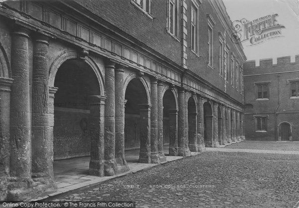 Photo of Eton, College, Cloisters 1923