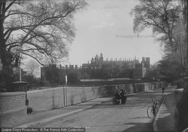 Photo of Eton, College from Slough Road 1895