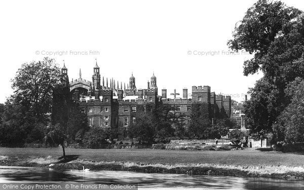 Photo of Eton, College From The River Thames 1895