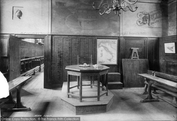 Photo of Eton, College, Headmaster's Room 1895