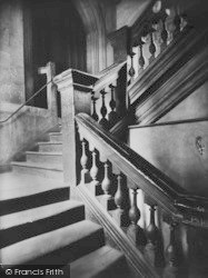 College, Staircase To Chapel And Upper School 1930, Eton
