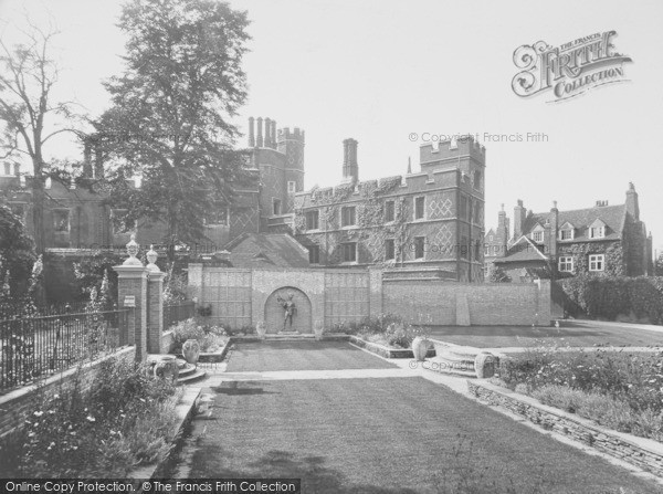 Photo of Eton, College, Sunken Garden Presented By  His Majesty The King Of Siam 1930
