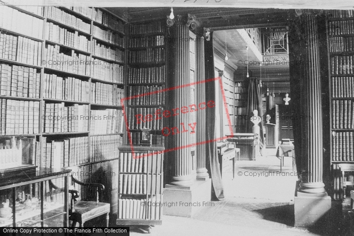 Photo of Eton, College, The Library 1906