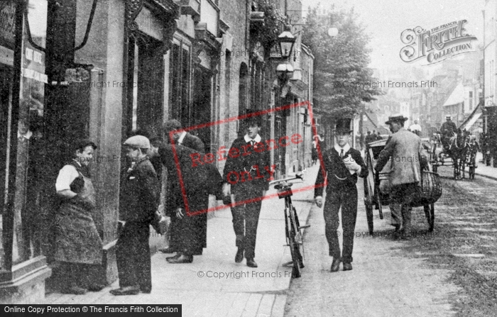 Photo of Eton, Eton Schoolboys In The High Street 1906
