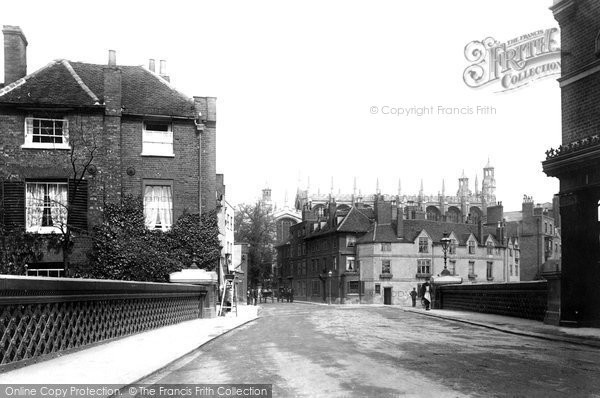 Photo of Eton, From Barne's Pool Bridge 1895