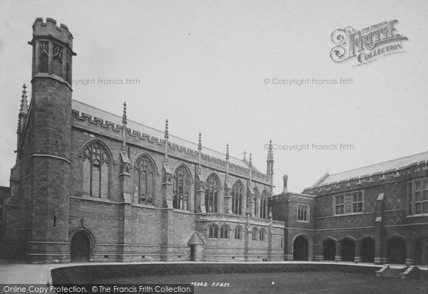 Photo of Eton, Queen's School, Lower Chapel 1895