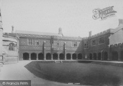 Queen's School, Quadrangle 1895, Eton