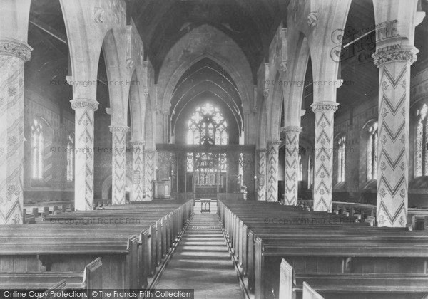 Photo of Eton, St John's Church Interior 1909