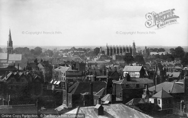 Photo of Eton, View From North Terrace Of St George's 1895