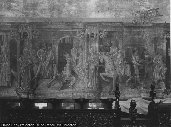 Photo of Eton, Wall Paintings In Eton College Chapel 1930