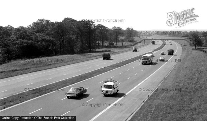 Photo of Euxton, M6 Motorway From Runshaw Lane c.1965