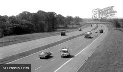 M6 Motorway From Runshaw Lane c.1965, Euxton