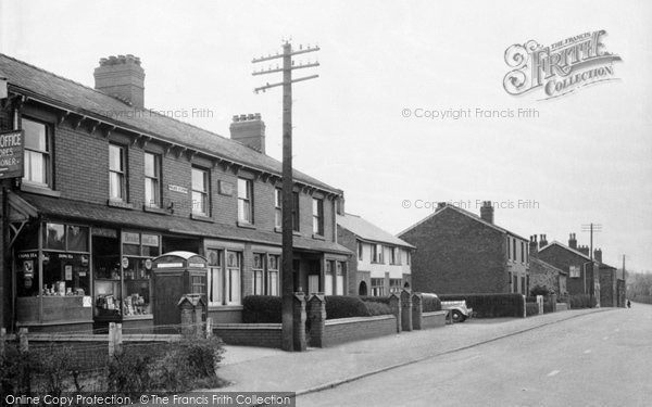 Photo of Euxton, The Village c.1955