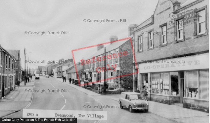 Photo of Evenwood, The Village c.1965
