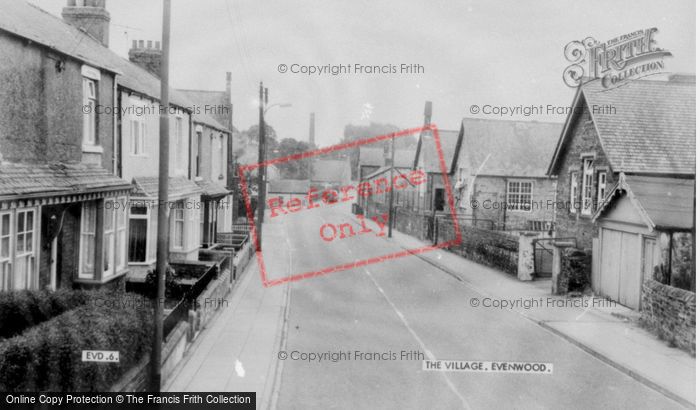 Photo of Evenwood, The Village c.1965