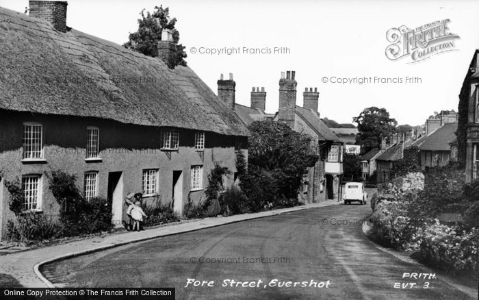 Photo of Evershot, Fore Street c.1955