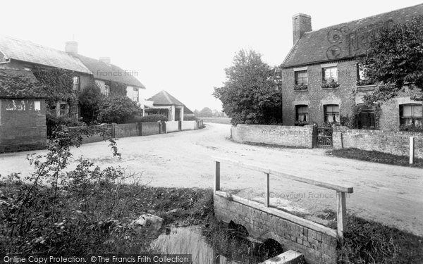 Photo of Eversley Cross, The Village 1910