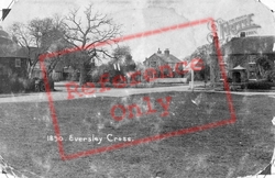 Village And Chequers Inn c.1910, Eversley Cross