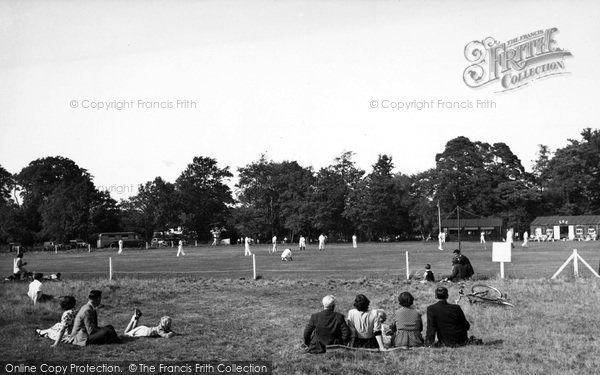 Photo of Eversley, The Cricket Match c.1955