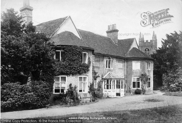 Photo of Eversley, The Rectory And Church 1901