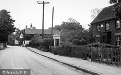 The Street And Post Office c.1955, Eversley