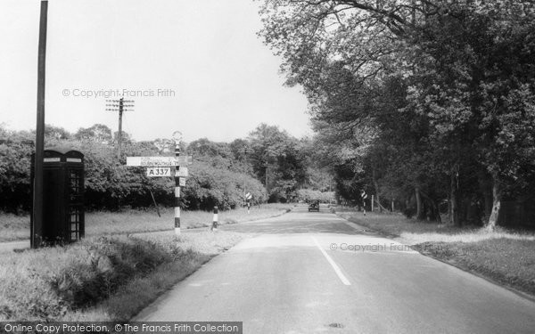 Photo of Everton, The Lymington Road c.1955