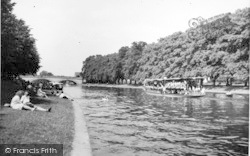 A Steamer On The River Avon c.1955, Evesham