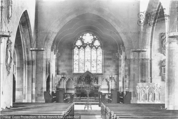 Photo of Evesham, All Saints Church Interior 1892