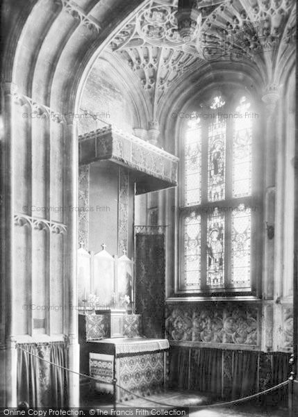 Photo of Evesham, All Saints Church Interior, Lichfield Chapel 1901