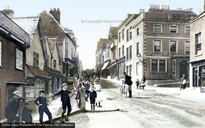 Photo of Evesham, Bridge Street 1892