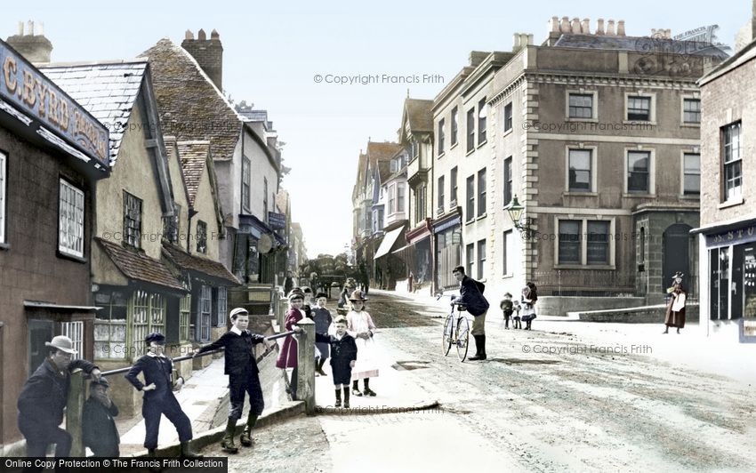 Evesham, Bridge Street 1892