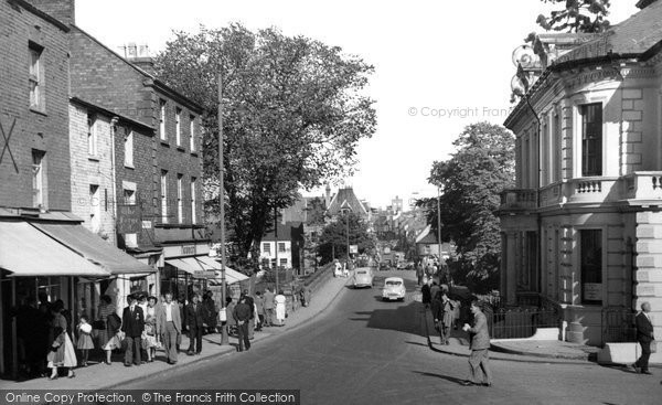 Photo of Evesham, Bridge Street c.1955