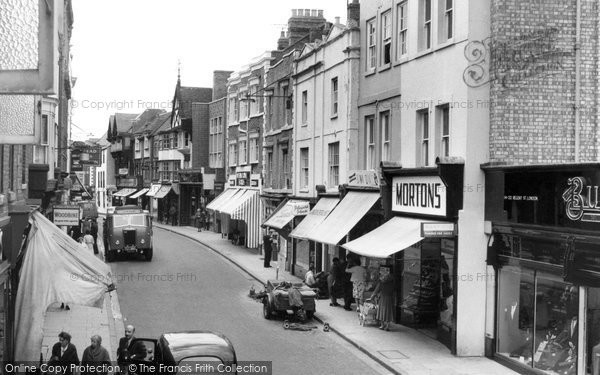 Photo of Evesham, Bridge Street c.1960