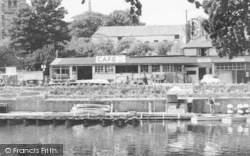 Cafe By The River Avon c.1960, Evesham