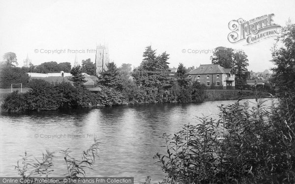 Photo of Evesham, From The Avon 1895