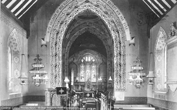 Photo of Evesham, Hampton, St Andrew's Church Interior 1895