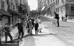 Locals On Bridge Street 1892, Evesham