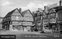 Market Square c.1955, Evesham
