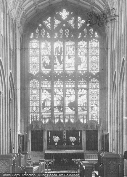 Photo of Evesham, St Lawrence's Church, East Window 1901